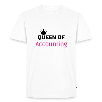 Accountant Accounting Buchhalter Comptable Compta - Men's Premium Organic T-Shirt - white - Front - Nico (187cm)