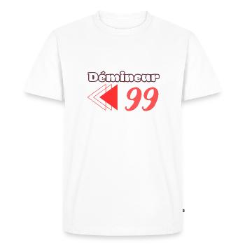 "Démineur 99" pour les amateurs-jeux de stratégie - T-shirt Premium bio Homme - blanc - Devant - Nico (187cm)