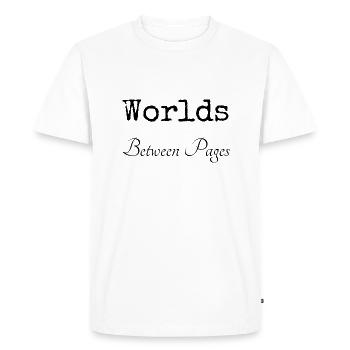 Funny Quote Jokes Escaping Routine Storytelling - Men's Premium Organic T-Shirt - white - Front - Nico (187cm)