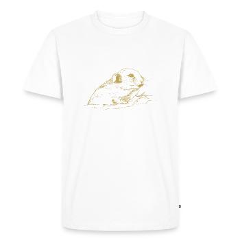 Dessins illustrés avec la souris - T-shirt Premium bio Homme - blanc - Devant - Nico (187cm)