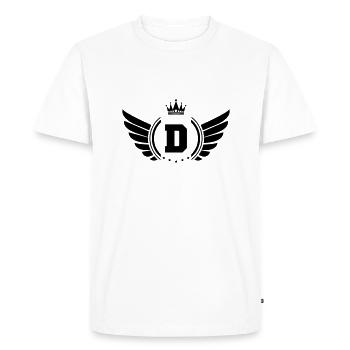 Armoiries D - T-shirt Premium bio Homme - blanc - Devant - Nico (187cm)