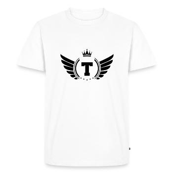armoiries T - T-shirt Premium bio Homme - blanc - Devant - Nico (187cm)