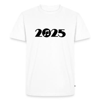 Musiknote, Festival de musique, Musikverein 2025 - T-shirt Premium bio Homme - blanc - Devant - Nico (187cm)