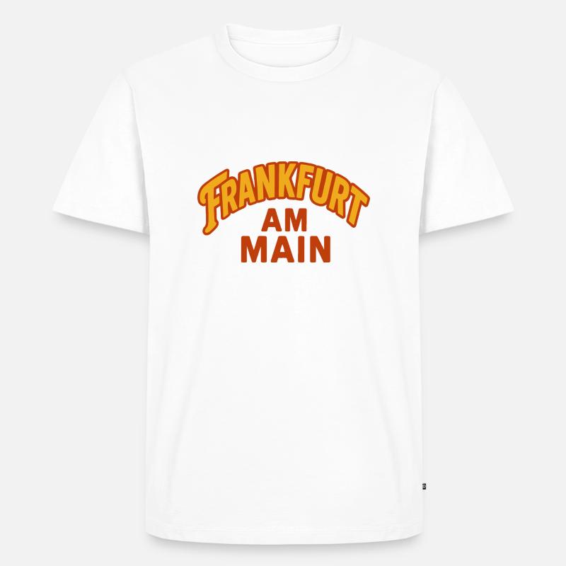 Frankfurt am Main - Männer Premium Bio T-Shirt - Weiß
