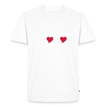 ★ Number Hundred 100-Best Jersy Number & Best Age ★ - T-shirt Premium bio Homme - blanc - Devant - Nico (187cm)
