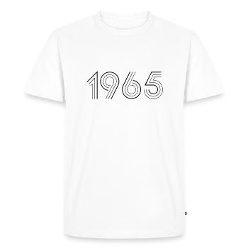 1965 - T-shirt Premium bio Homme - blanc - Devant - Nico (187cm)