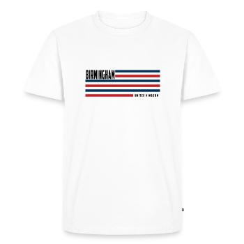 Birmingham United kingdom - Men's Premium Organic T-Shirt - white - Front - Nico (187cm)