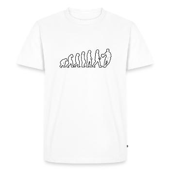 Club de basket-ball Amateurs de basket-ball Joueurs de basket-ball - T-shirt Premium bio Homme - blanc - Devant - Nico (187cm)
