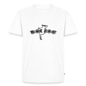 Skieurs Ski Design Ski Tenue de ski Ski - T-shirt Premium bio Homme - blanc - Devant - Nico (187cm)