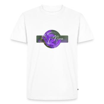 Nora - Men's Premium Organic T-Shirt - white - Front - Nico (187cm)