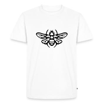 Abeille Abeilles Abeilles Abeilles - T-shirt Premium bio Homme - blanc - Devant - Nico (187cm)