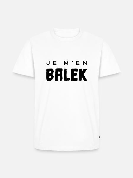 Je m'en balek - T-shirt Premium bio Homme - blanc