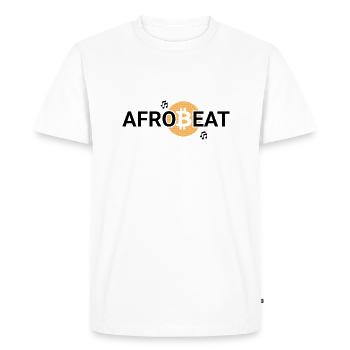 Afrobeat - T-shirt Premium bio Homme - blanc - Devant - Nico (187cm)