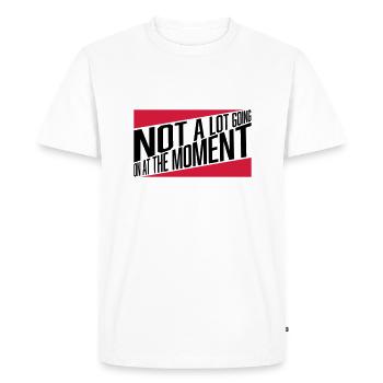 Not much going on - Men's Premium Organic T-Shirt - white - Front - Nico (187cm)