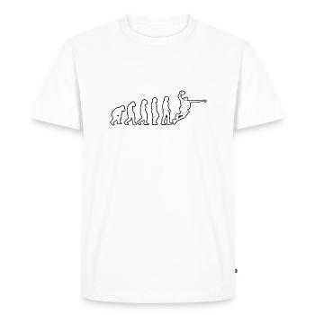 Basketball Basketball Basketball Lovers Club - T-shirt Premium bio Homme - blanc - Devant - Nico (187cm)