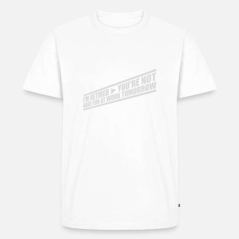 have fun at work - Männer Premium Bio T-Shirt - Weiß