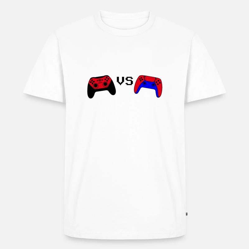 Controller VS - Männer Premium Bio T-Shirt - Weiß