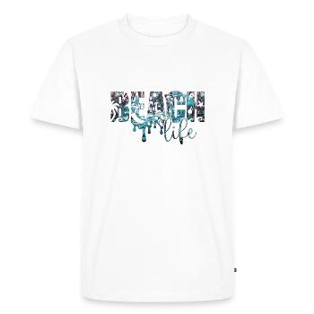 Dubrovnik croatie hrvatska zrce beach party exyu - T-shirt Premium bio Homme - blanc - Devant - Nico (187cm)