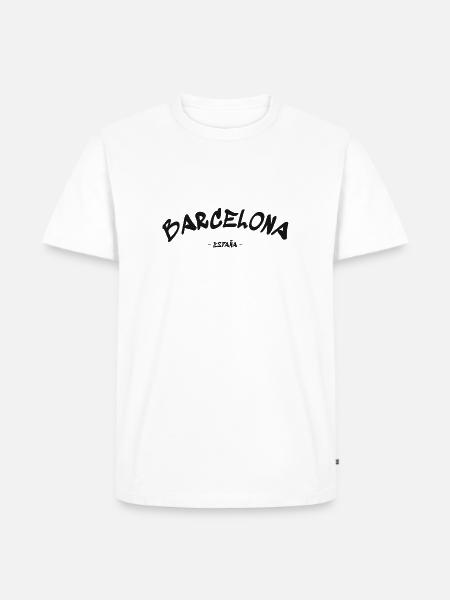 Barcelona - Espana - Spain - Spanien - Männer Premium Bio T-Shirt - Weiß