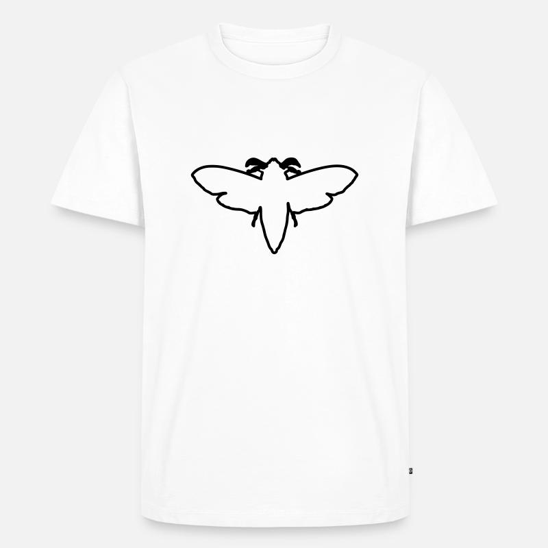 Papillon de nuit 2 - T-shirt Premium bio Homme - blanc