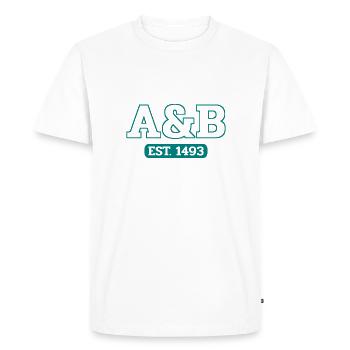 Antigua and Barbuda - St John's - West Indies - Men's Premium Organic T-Shirt - white - Front - Nico (187cm)