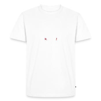 Revolution - Evolution Homme Fun Twist11 - T-shirt Premium bio Homme - blanc - Devant - Nico (187cm)