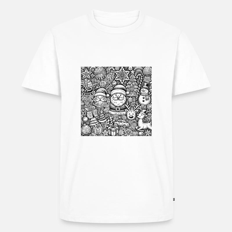 Weihnachten - Männer Premium Bio T-Shirt - Weiß