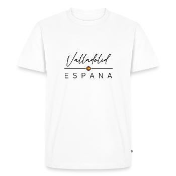 Spain - Valladolid - Spain - España - Men's Premium Organic T-Shirt - white - Front - Nico (187cm)