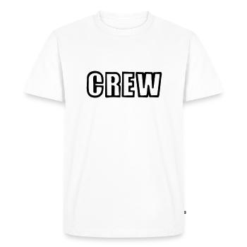 crew - Men's Premium Organic T-Shirt - white - Front - Nico (187cm)