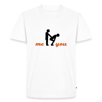 two guys (t) - T-shirt Premium bio Homme - blanc - Devant - Nico (187cm)