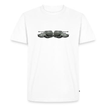 Elephant - T-shirt Premium bio Homme - blanc - Devant - Nico (187cm)
