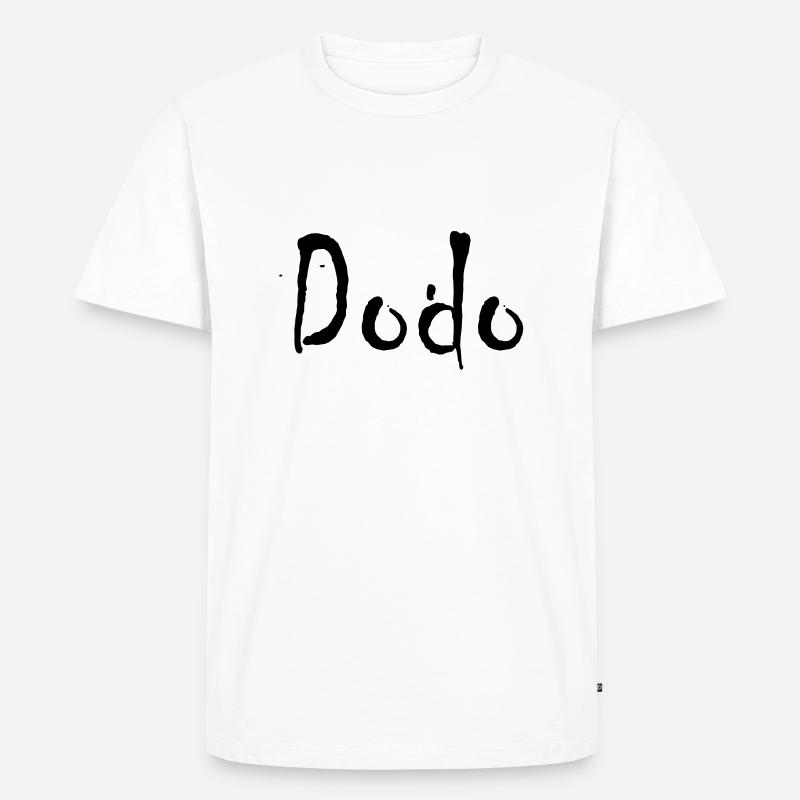 dodo - Männer Premium Bio T-Shirt - Weiß