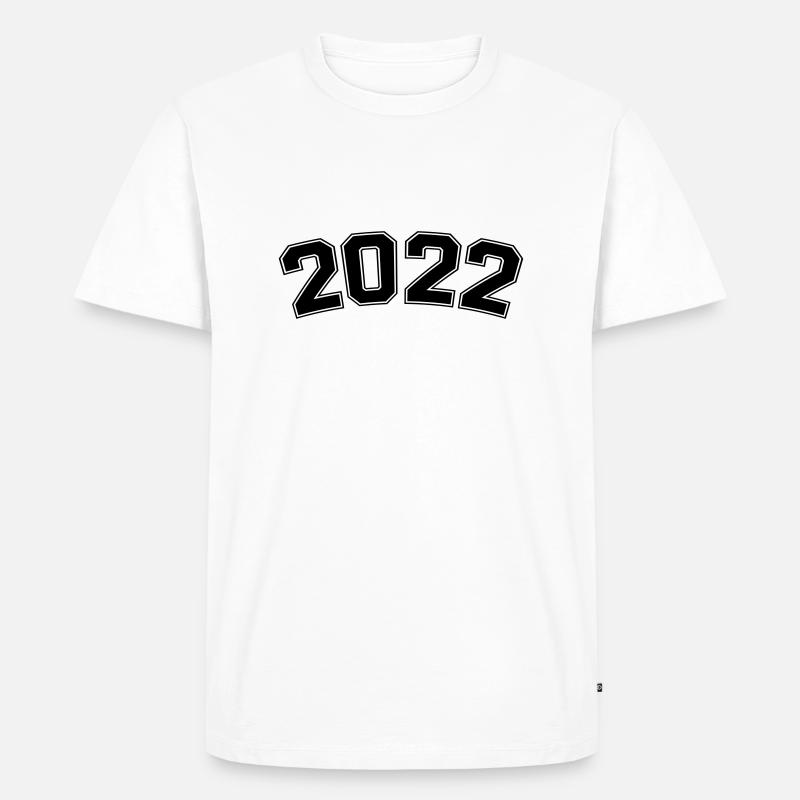 2022 - Männer Premium Bio T-Shirt - Weiß