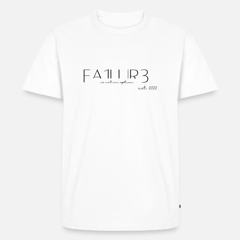 FA1LUR3 - Männer Premium Bio T-Shirt - Weiß