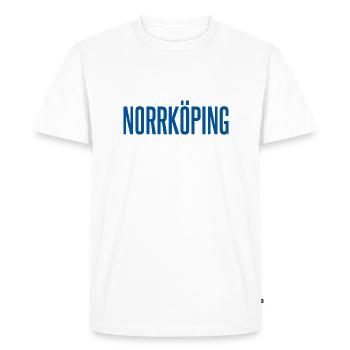 Norrköping - Men's Premium Organic T-Shirt - white - Front - Nico (187cm)