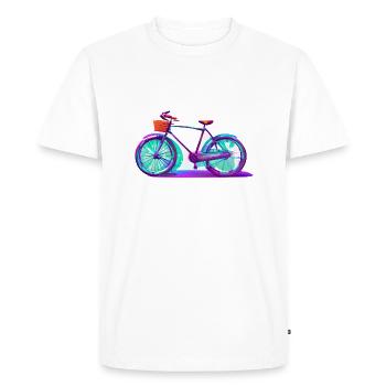Bicycle Cycling Cyclists Cyclists Cyclists - Men's Premium Organic T-Shirt - white - Front - Nico (187cm)