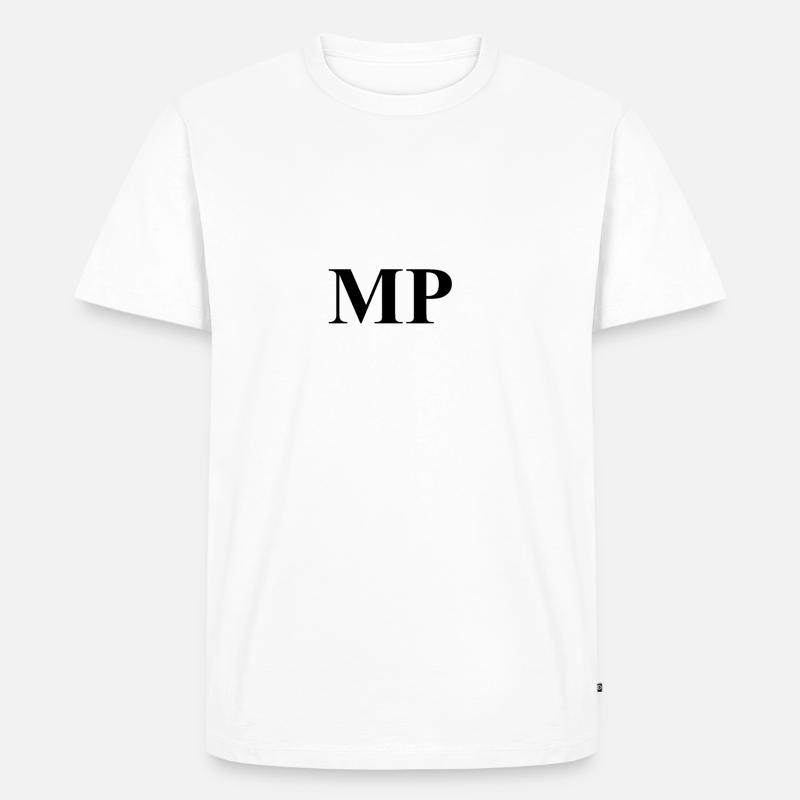 MP Diamond - Männer Premium Bio T-Shirt - Weiß