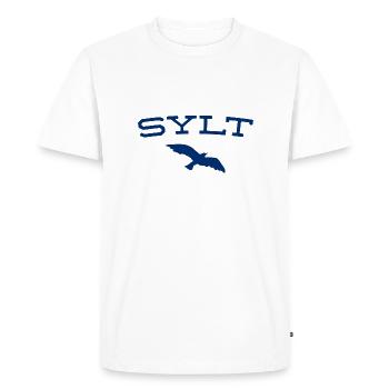 Sylt - North Sea - Germany - Kampen - Island - Men's Premium Organic T-Shirt - white - Front - Nico (187cm)