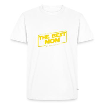 La meilleure maman - T-shirt Premium bio Homme - blanc - Devant - Nico (187cm)