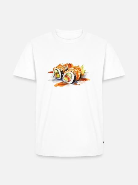 Sushi - Men's Premium Organic T-Shirt - white
