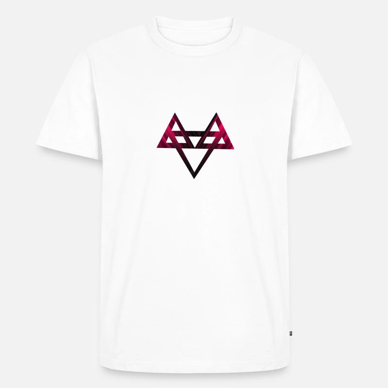 Logo Neffex 3D Rouge - T-shirt Premium bio Homme - blanc