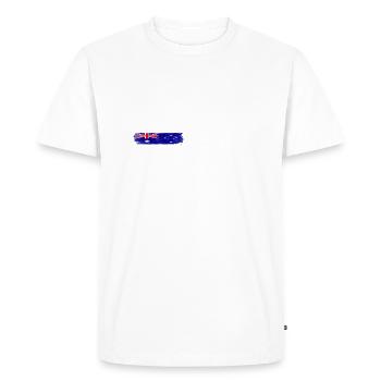 HOBART - Tasmanie - AUSTRALIE - T-shirt Premium bio Homme - blanc - Devant - Nico (187cm)