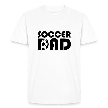 Soccer Dad Design Football Club - T-shirt Premium bio Homme - blanc - Devant - Nico (187cm)