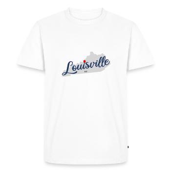 Louisville - Kentucky États-Unis États-Unis d’Amérique - T-shirt Premium bio Homme - blanc - Devant - Nico (187cm)