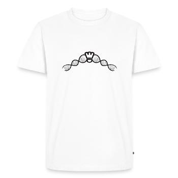 Badminton Badminton Joueur De Badminton Fan de Badminton - T-shirt Premium bio Homme - blanc - Devant - Nico (187cm)
