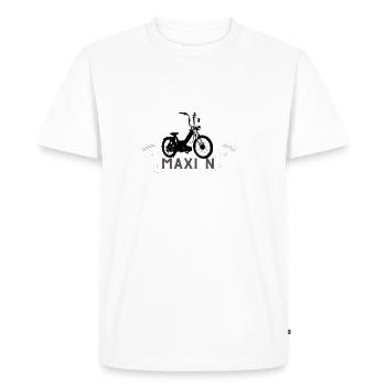 Puch maxi N - T-shirt Premium bio Homme - blanc - Devant - Nico (187cm)