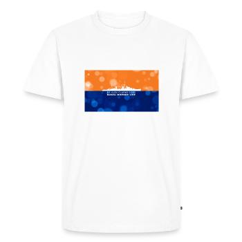 HMS Arethusa(1934) Cover - Men's Premium Organic T-Shirt - white - Front - Nico (187cm)