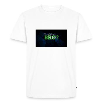 YouMadBro - T-shirt Premium bio Homme - blanc - Devant - Nico (187cm)