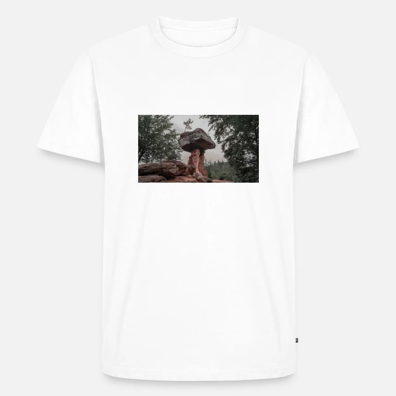 Teufelstisch - Männer Premium Bio T-Shirt - Weiß