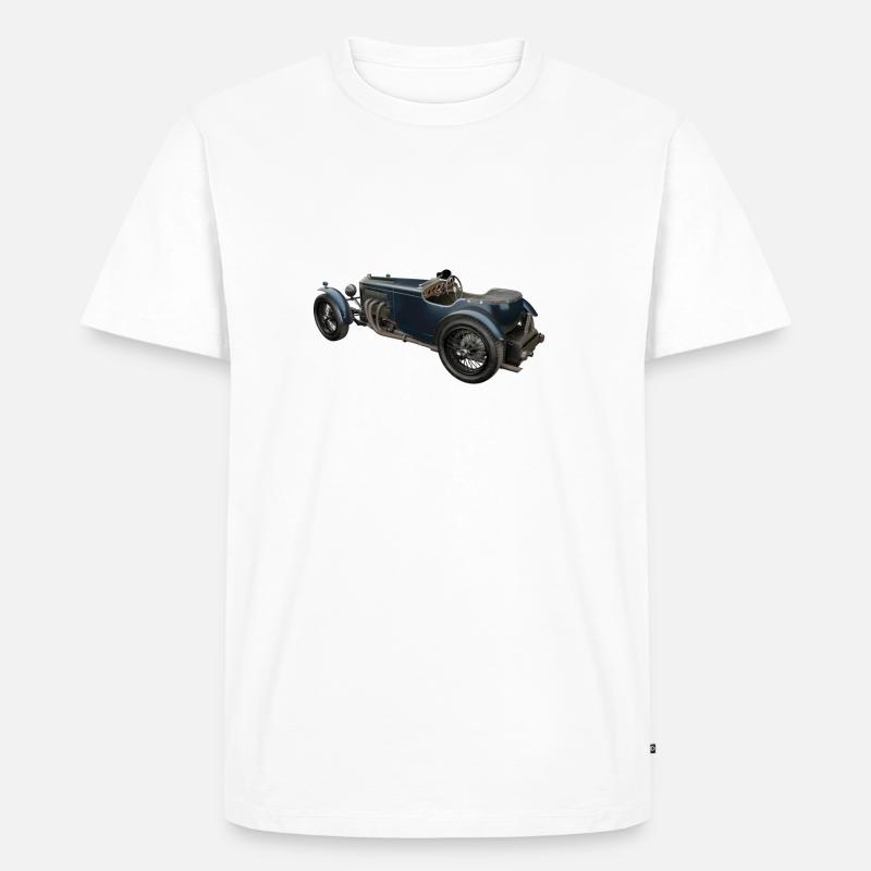 Oldtimer - Männer Premium Bio T-Shirt - Weiß
